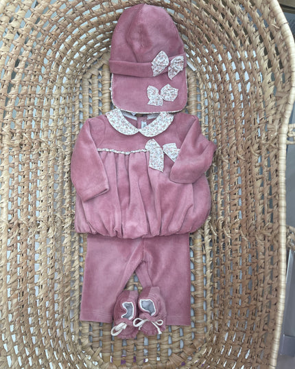 Set Fiocco Rosa antico