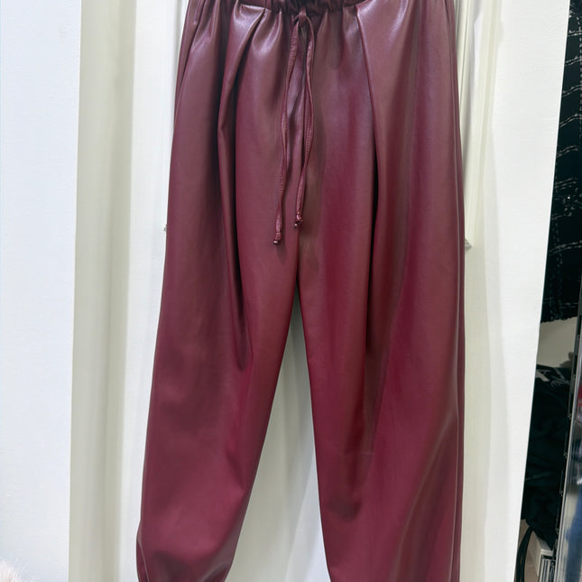 Pantalone in pelle