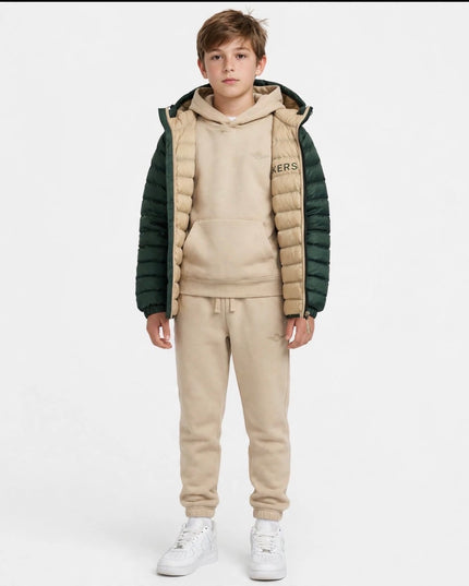 Giubbotto ragazzo verde bosco