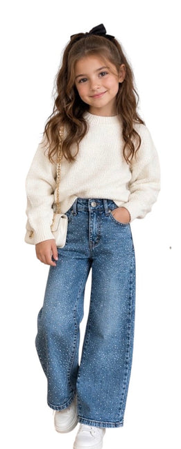 Jeans diamantino super wide