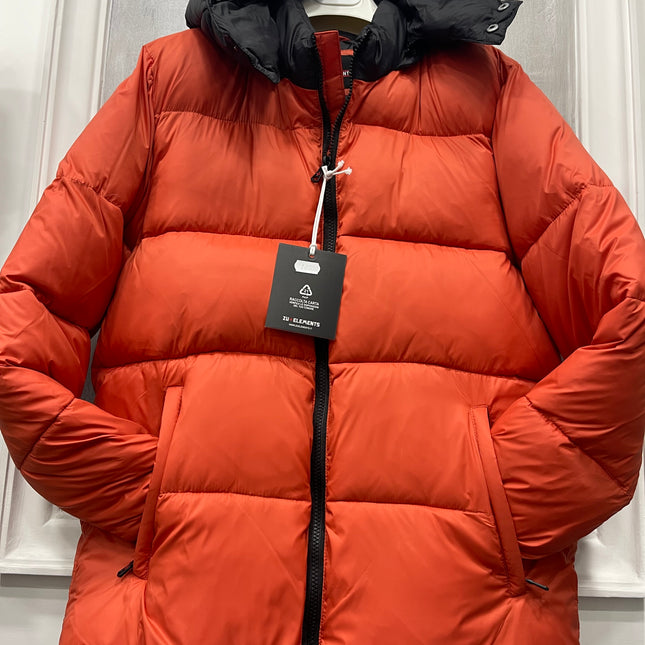 Giubbino lungo in piuma