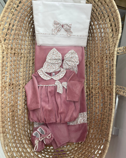 Set Fiocco Rosa antico