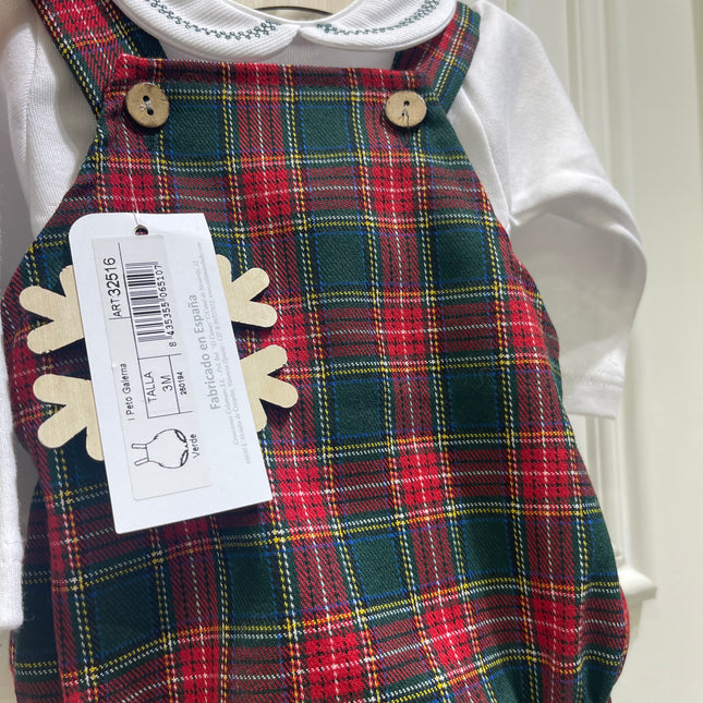 Salopette tartan