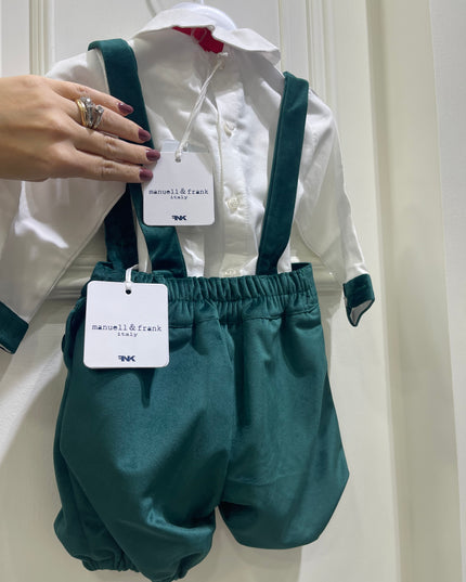 Completo Velluto verde