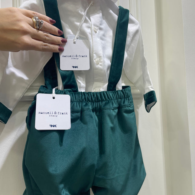 Completo Velluto verde