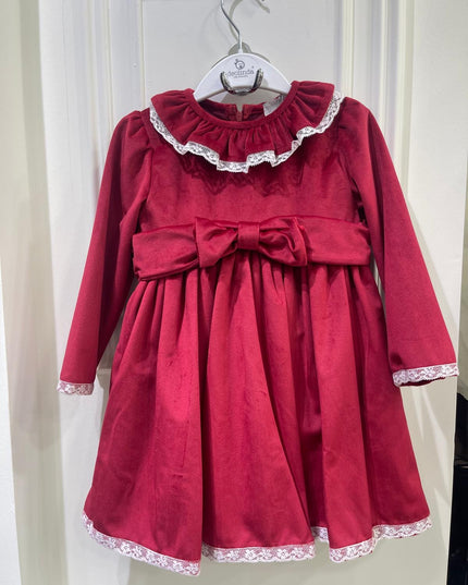 Abito Velluto Rosso