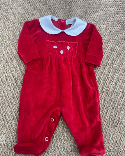 Tutina con punto smock