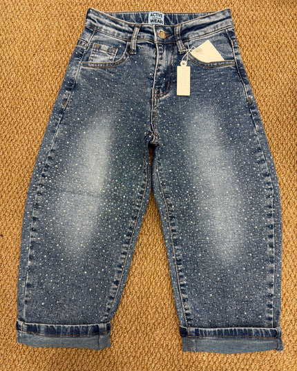 Jeans diamantino super wide