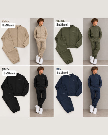 Tuta aeronautica militare con zip