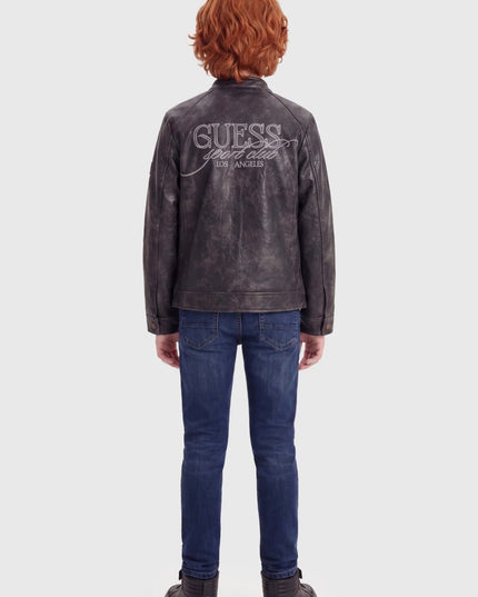 Giacca in similpelle-jet black “Guess”
