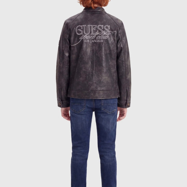 Giacca in similpelle-jet black “Guess”