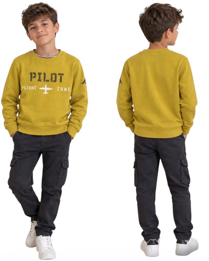 Felpa senape aeronautica militare