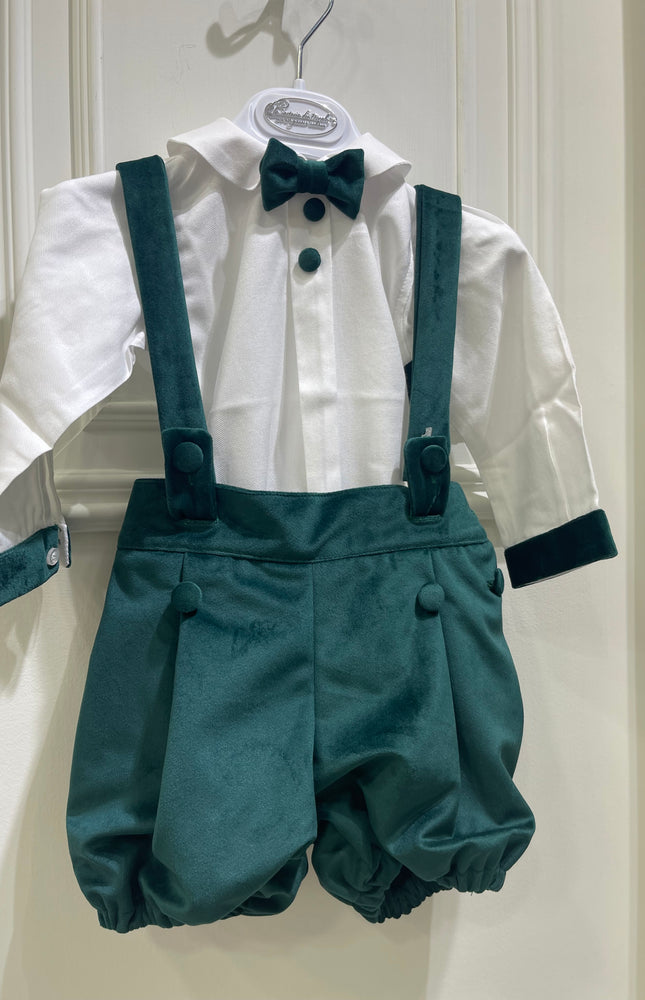 Completo Velluto verde