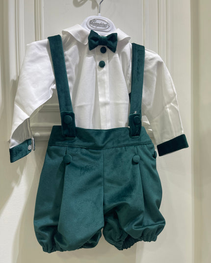 Completo Velluto verde