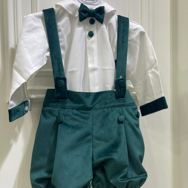 Completo Velluto verde