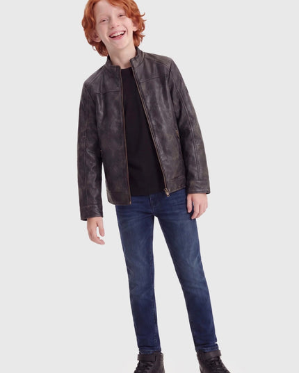 Giacca in similpelle-jet black “Guess”