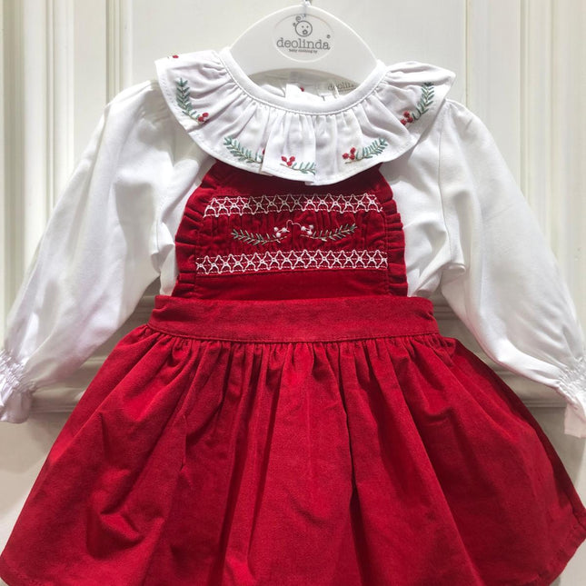 Salopette con camicia