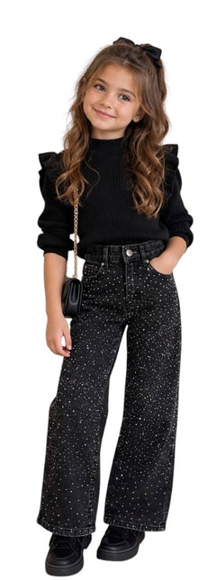 Jeans diamantino super wide