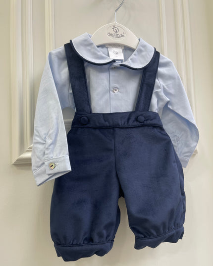 Completo Velluto Blu