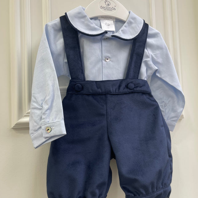 Completo Velluto Blu