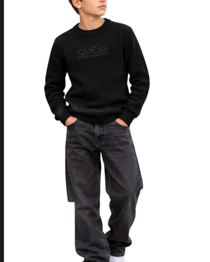 Maglione nero Guess ragazzo