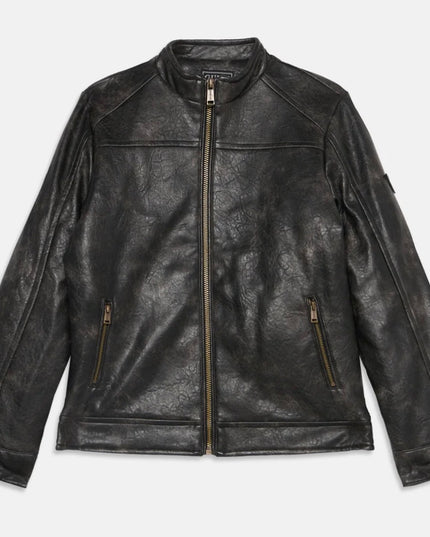 Giacca in similpelle-jet black “Guess”