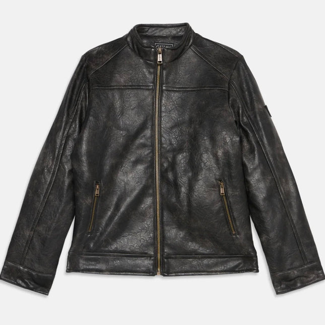 Giacca in similpelle-jet black “Guess”