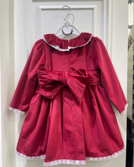 Abito Velluto Rosso